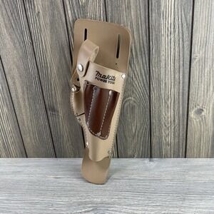 MAKITA RIGHT HANDED RIVETED LEATHER CORDLESS DRILL HOLSTER & BIT HOLDER